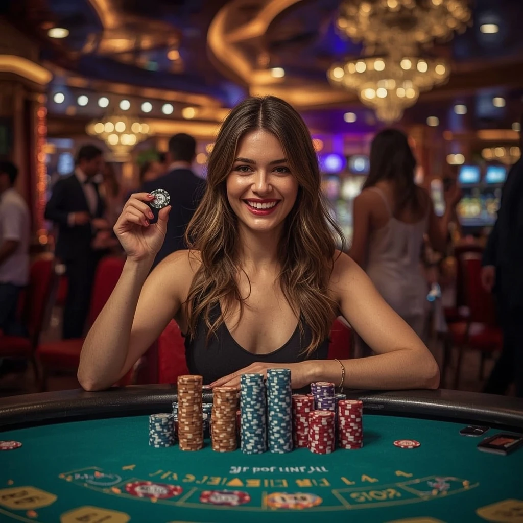 bônus nas mãos do homem no cassino AZUR CASINO